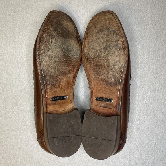 Florsheim Bio Comfort 12046 Men’s 11.5 D Brown Lizard Grain Leather Loafers Vtg main image 7